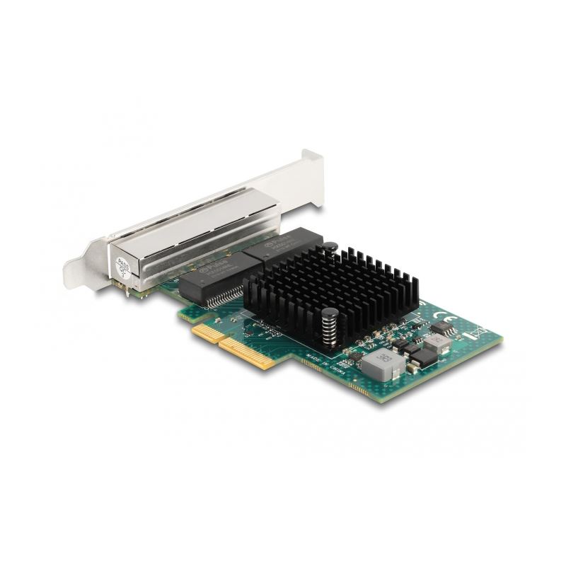 DELOCK PCI Express x4 Karte zu 4 x RJ45 Gigabit LAN BCM