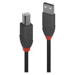 Lindy USB/A-USB/B M-M (2 m, USB 2.0) (36673)