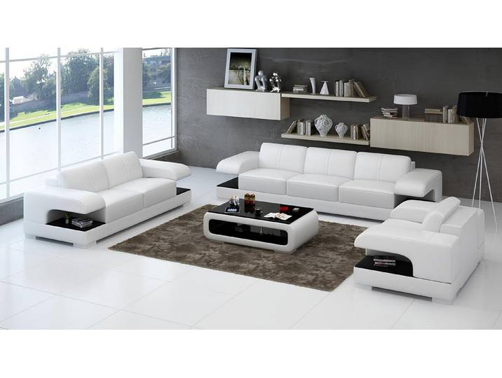 JVmoebel Sofa Moderne Ledersofa Wohnlandschaft mit USB-Schnittstelle, Made in Europa