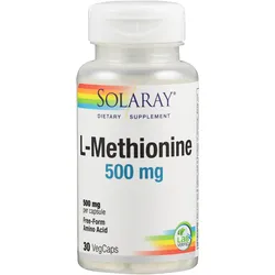 L-Methionin 500mg Solaray 30 ST