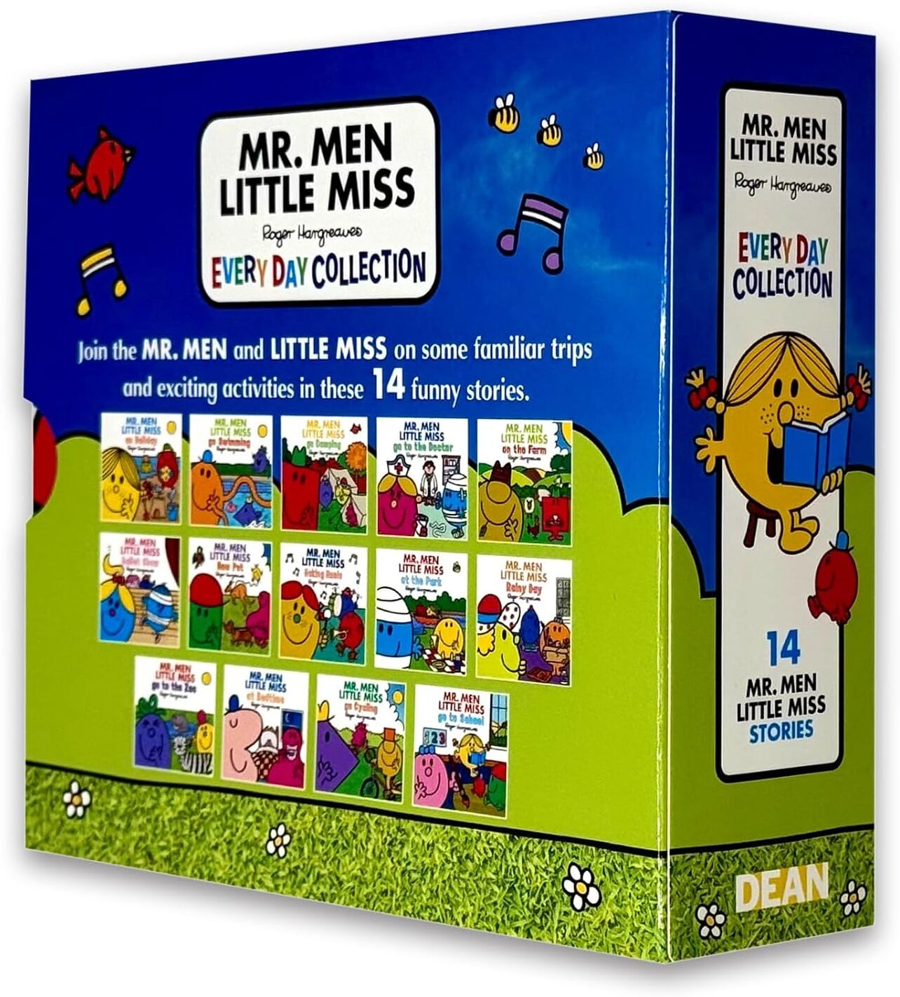 Egmont Mr Men and Little Miss Everyday Collection 14 Books Slipcase Set by Roger Hargreaves - Paperback - Ages 3-7 - Fun Everyday Story Books for Kids