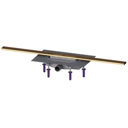 Kessel Linearis Duschrinne 45304.09 900 mm, Bronze gebürstet, Megastop