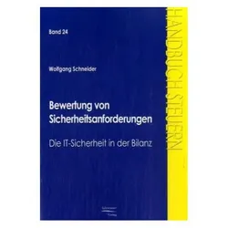 Bewertung von Sicherheitsanforderungen, Fachbücher von Wolfgang Schneider
