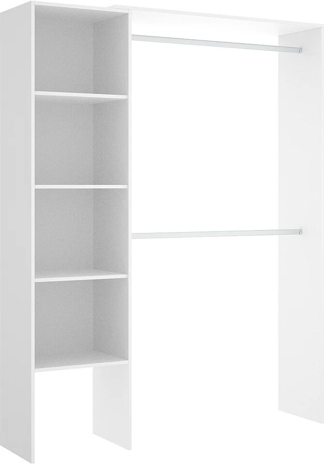 Vente-unique Dressing extensible - L110/140 cm - Blanc - BELVANA