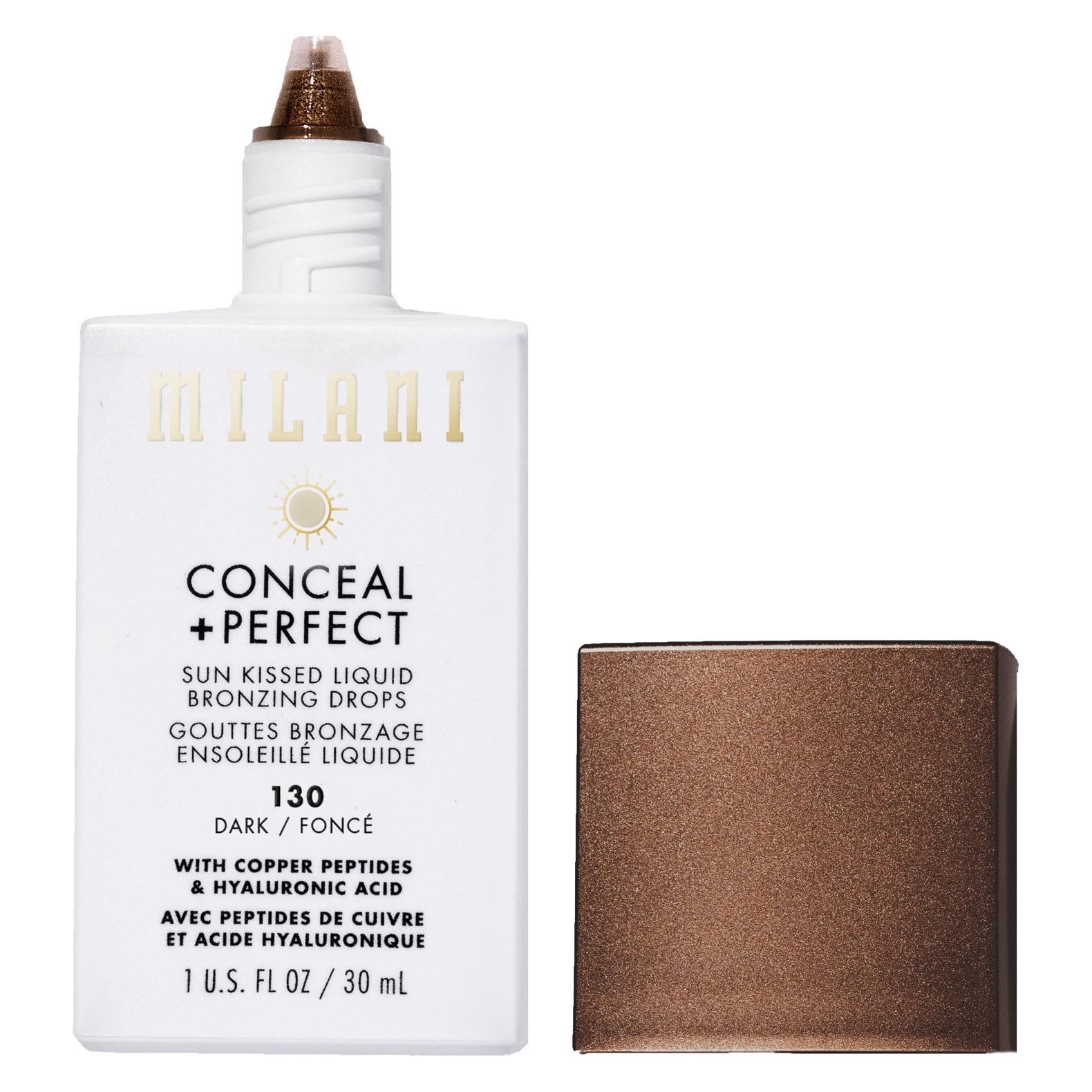 Milani Cosmetics - Conceal + Perfect Sun Kissed Liquid Bronzing Drops - Dark - 30 ml (30 ml) (M050130001)