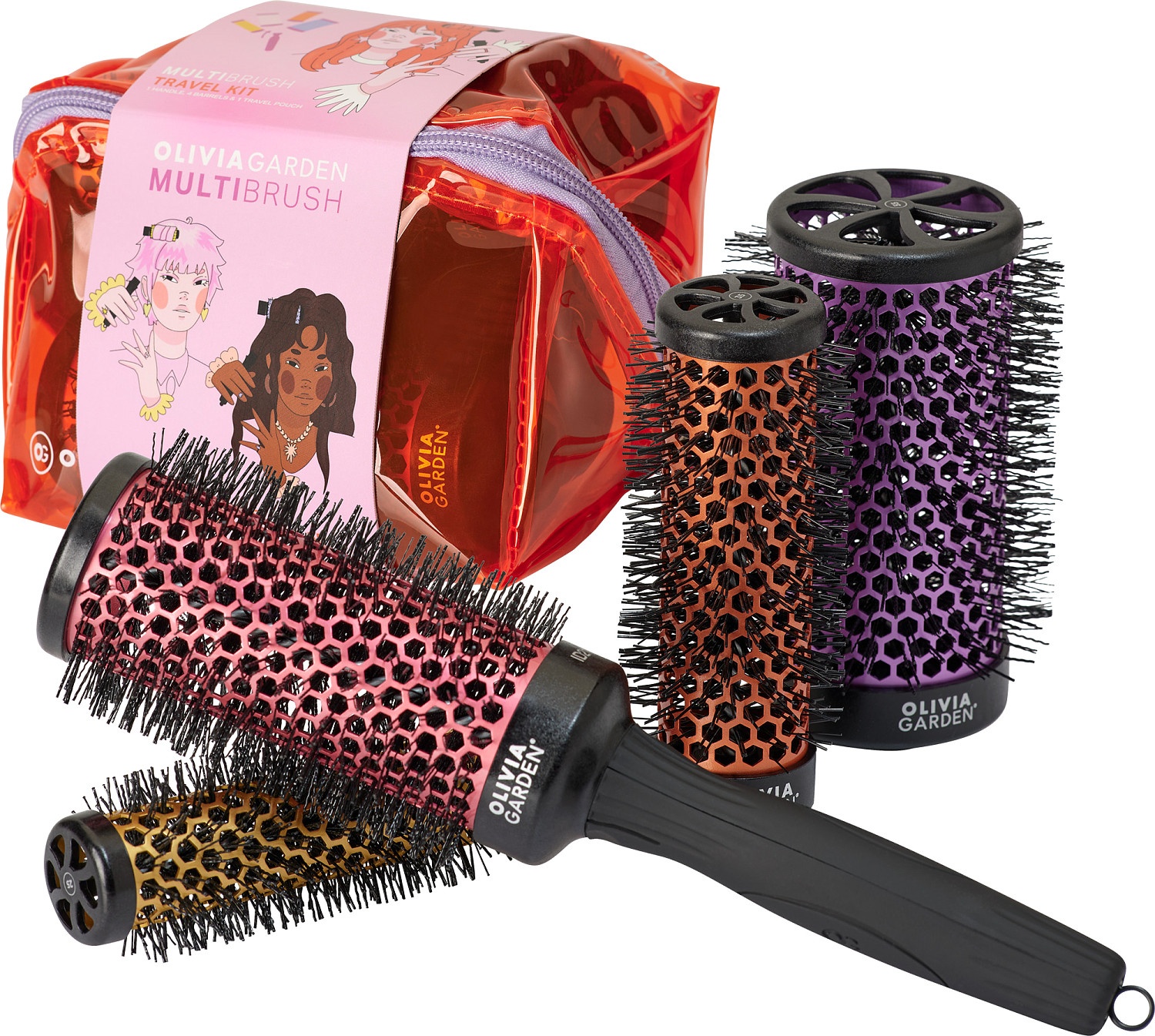Olivia Garden Multibrush 4er Set B-2662