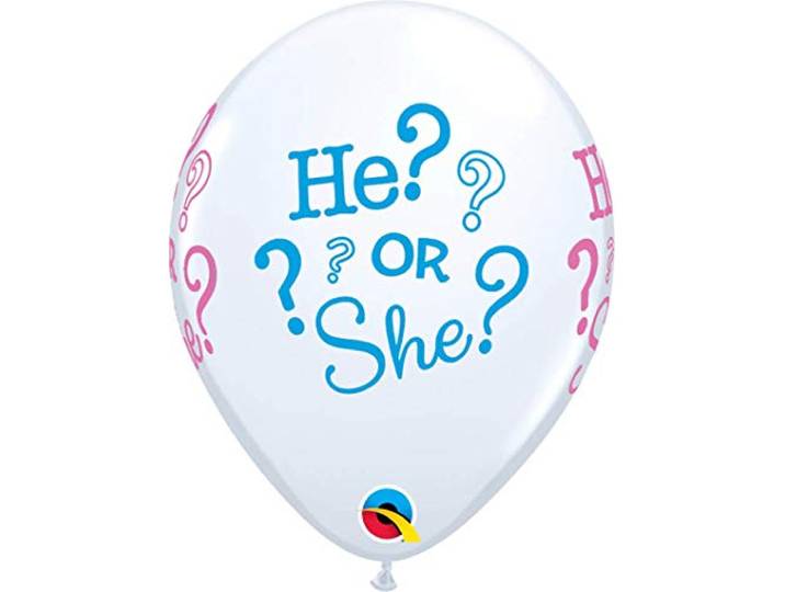 Folat - Gender Reveal Ballonnen 28cm - 25 stuks