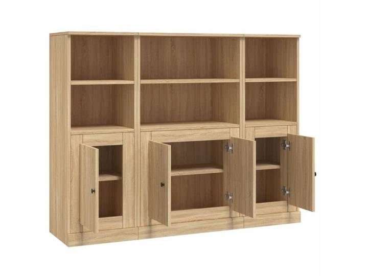 Promotion mai  * Buffets 3 pcs - Armoires/Commodes - chêne sonoma EU30463185306