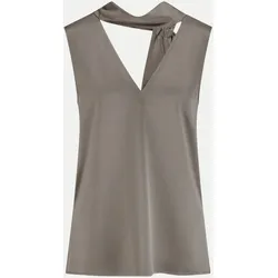 Satin Top Braun 36