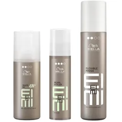 500ml Wella Professionals EIMI Summer Night Style Wetlook (Shape Me 150ml + Pearl Styler 100ml + Flexible Finish 250ml)