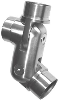 Raccord multiple orientable pour tube 42,4 mm inox 304 EUROFER 17.052B.04S