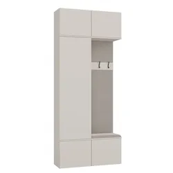 Garderobe Schrank + Kleiderpaneel HAGA II 1Sz1W KASCHMIR BEIGE