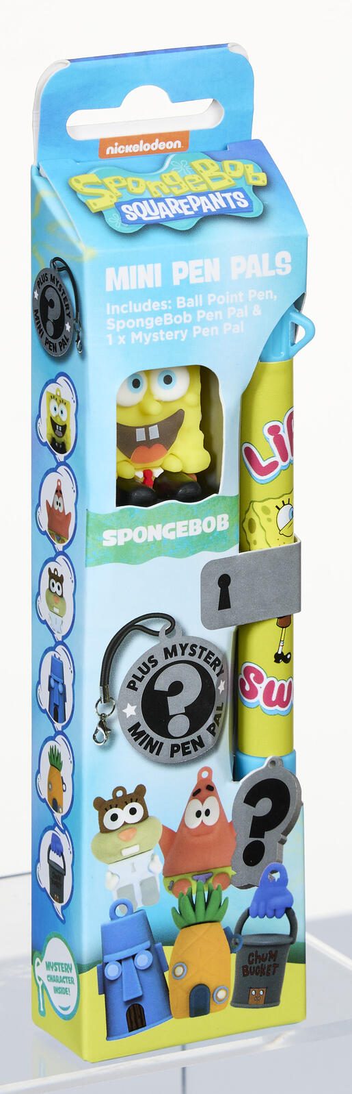 BlueSky Kugelschreiber SpongeBob - Mini Pen Pals , Schreibfarbe: schwarz SB712183