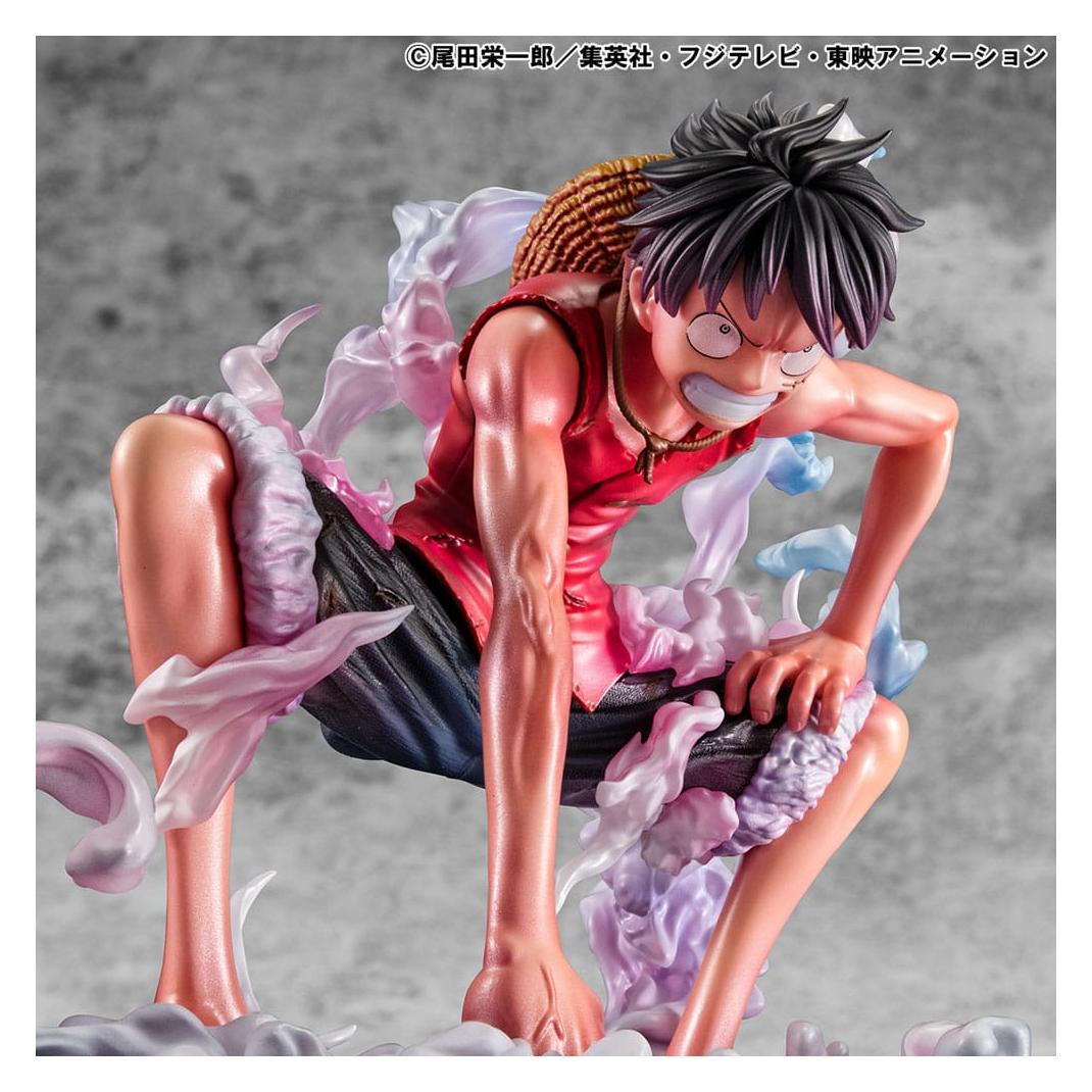 Megahouse One Piece P.O.P PVC Statue Monkey D. Ruffy Gear 2 Limited Edition 19 cm (63296)