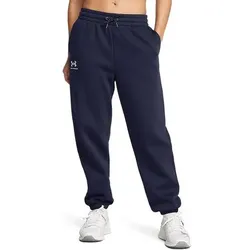 UNDER ARMOUR Damen Sporthose ESSENTIAL FLEECE JOGGERS, Größe XS in Schwarz 410