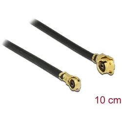 DELOCK Antennenkabel U.FL MHF > MHF 4L St/St 1.13 0.10m