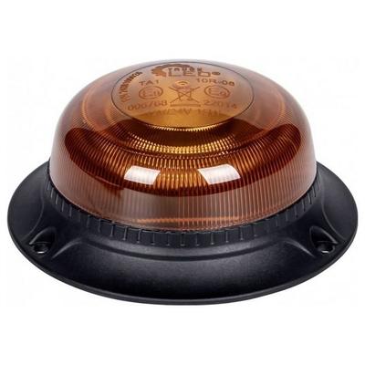 SecoRüt Rundumleuchte ALR0201 12 V/DC, 24 V/DC über Bordnetz Magnet-Befestigung, Magnetfuß Orange