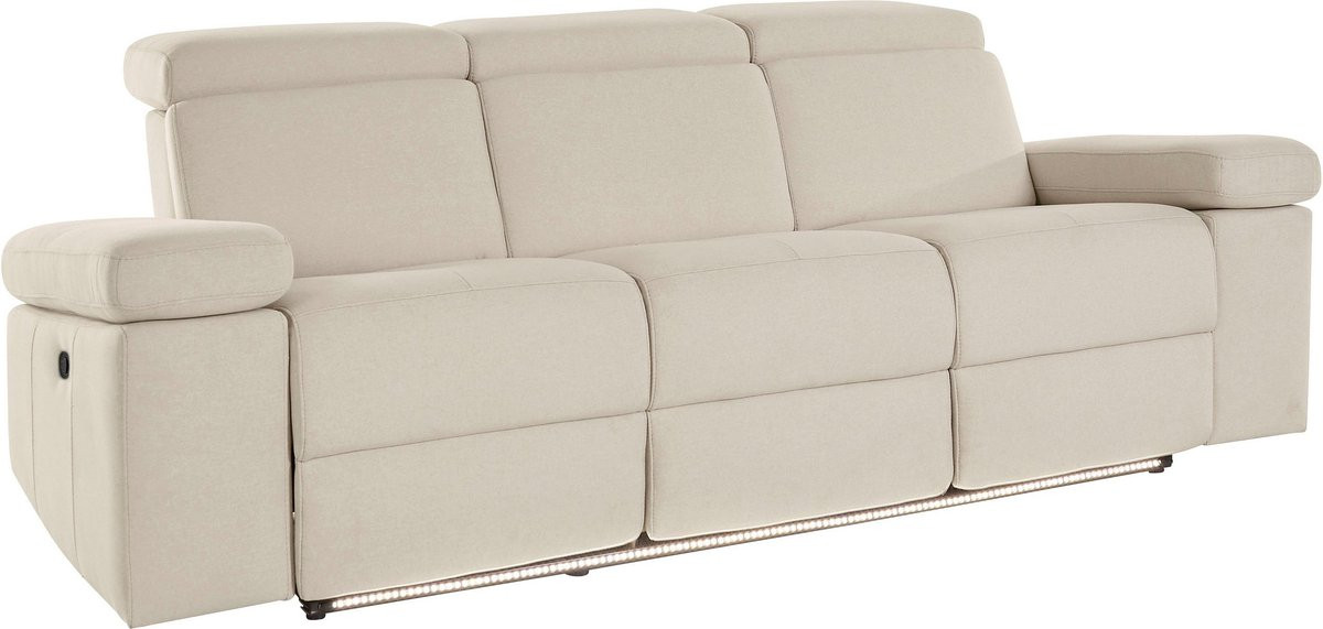 Notio Living Rayland 3-zits Elektrische Sofa - Zand