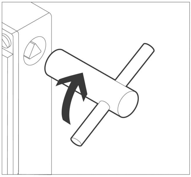 Schmersal Clé triangulaire M5 TK-M5 (101100887)