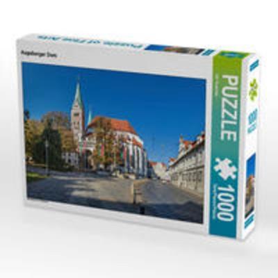 CALVENDO Puzzle Augsburger Dom | 1000 Teile Lege-Größe 64x48cm Foto-Puzzle für glückliche Stunden