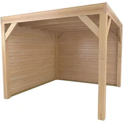Weka Design Pavillon Lumley - 300 x 300 cm 2 Wandelemente über Eck (Modell 1.1) 300 x 300 cm (Gr. 1)
