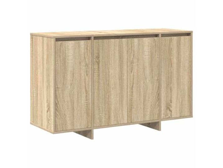 KGFHERENB Sideboard 120 x 41 x 75 cm Sonoma-Eiche Holzwerkstoff Modernes Kommoden-Design mit 4 Türen schafft ordentlichen Stauraum im Wohnzimmer, Essbereich oder Flur.