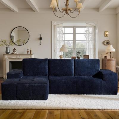 OVIOS Starry Sky Fabric Chaise Lounge Sofa