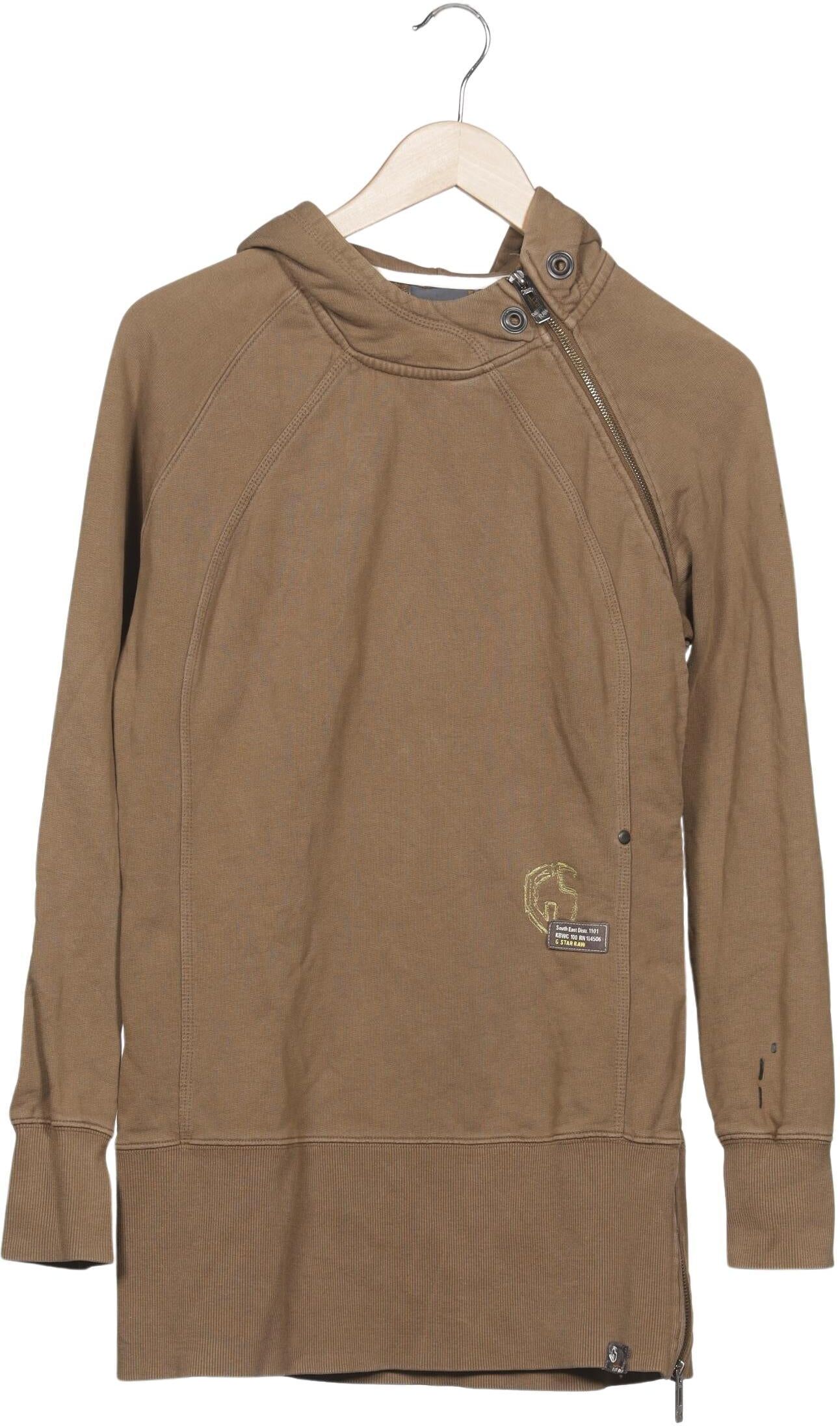 G Star RAW Damen Kapuzenpullover, Braun, Gr. M, Baumwolle - Second Hand