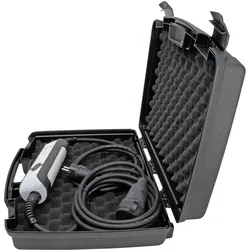 Kopp, Kabelrolle, 148603017 Zwischenschalter mit PRCD 230V Schwarz IP55 (1.50 m, 1.50 mm2)