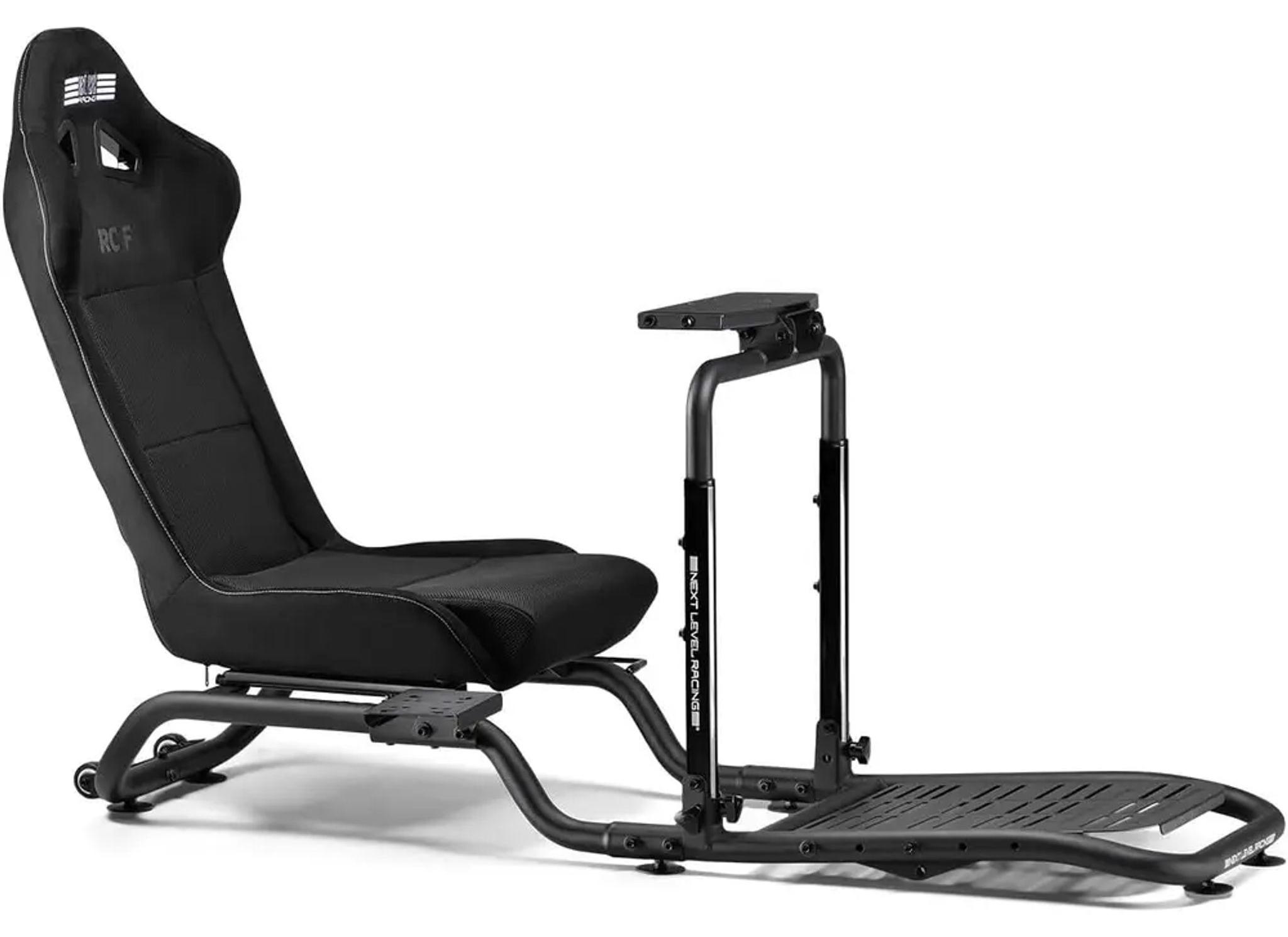 Next Level Racing RC Foldable Simulator Cockpit, faltbares GT-Cockpit, SIMAERO-Mesh - schwarz - Faltbares GT-Racing-Cockpit