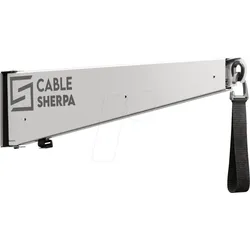 CASHE 24-019006O - Kabelhalter für Ladekabel, ausziehbar, outdoor, weiß aluminium