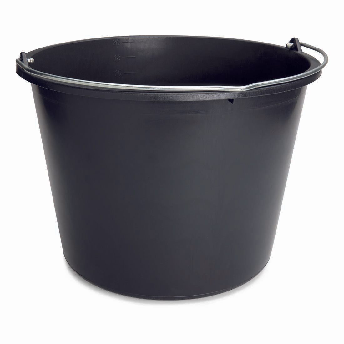 Nölle Baueimer 20,0 l schwarz 737320