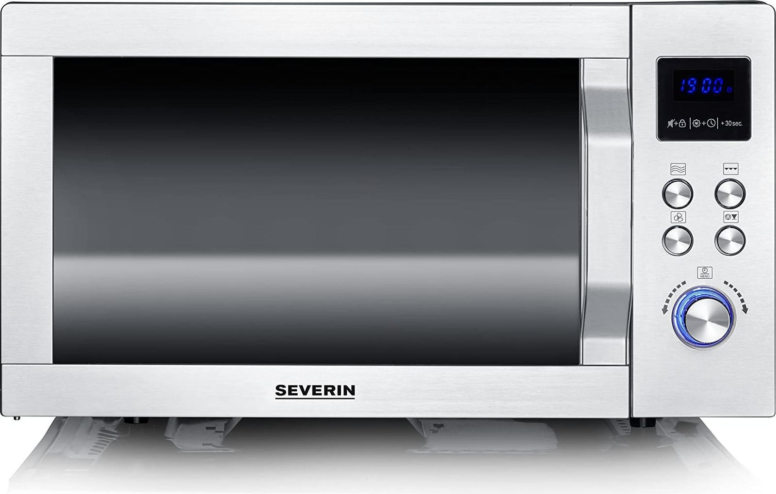 Severin MW 7777 Combimagnetron met grill- en heteluchtfunctie, Zwart