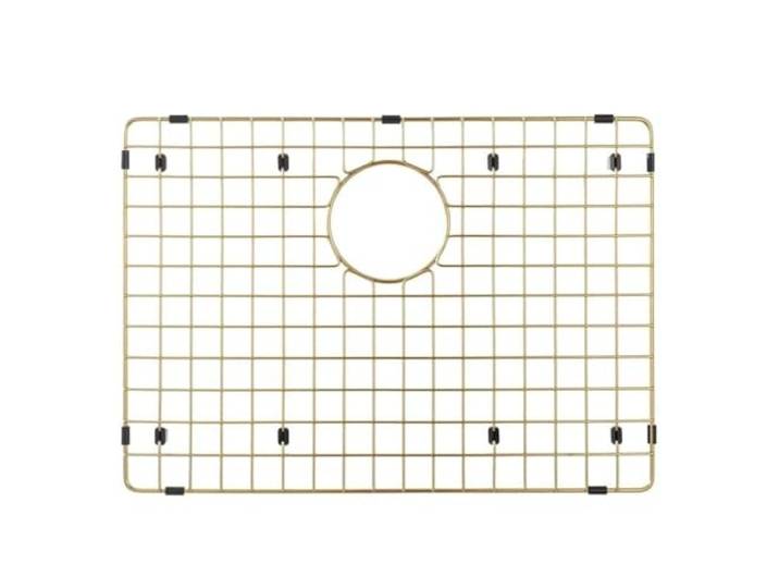 Starstar Spüle Protektor Matt Gold 304 Edelstahl Küche Waschbecken Boden Gitter, Regal (17x 13)