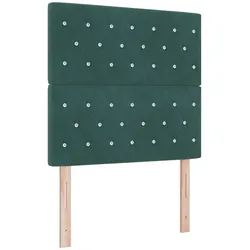 vidaXL Kopfteil mit Kopfteil Dunkelgrün 100 cm Kunstleder