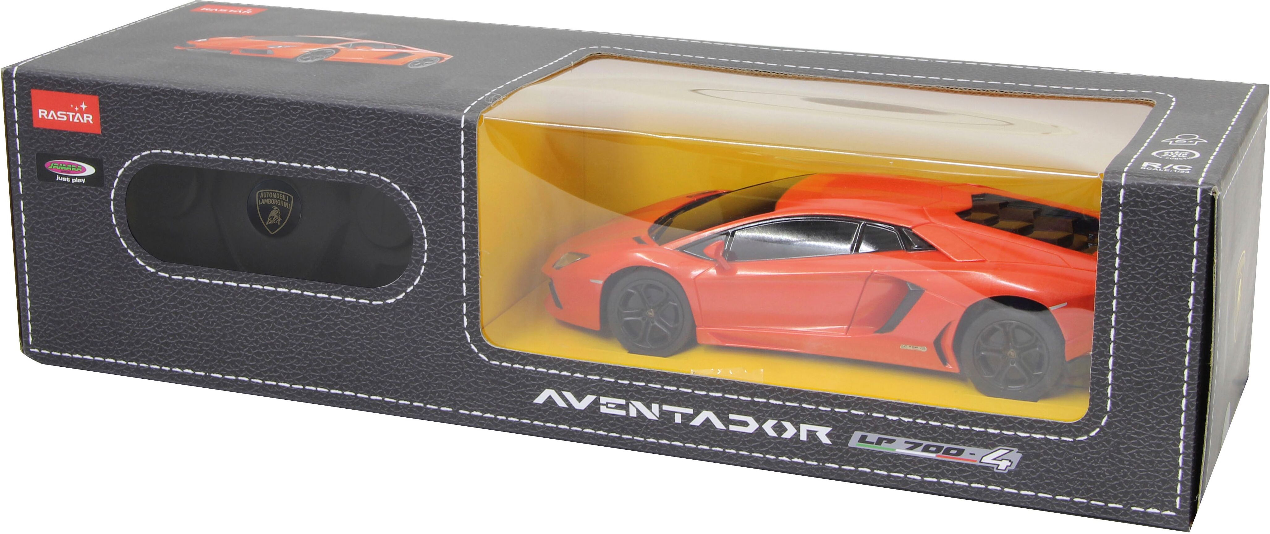 RC-Auto JAMARA "Deluxe Cars, Lamborghini Aventador, 1:24, orange, 2,4GHz", orange, Fernlenkfahrzeuge, KinderB:10cm H:5cm T:20cm, RC-Auto, B:10cm H:5cm T:20cm