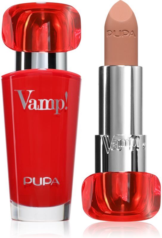 PUPA Milano Vamp! Luminous Lipstick lipstick for full lips shade 105 Light Chestnut 3.5 g