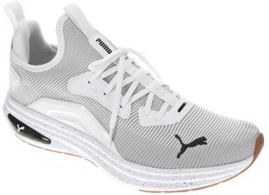 Puma Softride Enzo 6 Hype (Men's) Athletic in White/Black/Gum, Size 12 M, Rubber/Textile