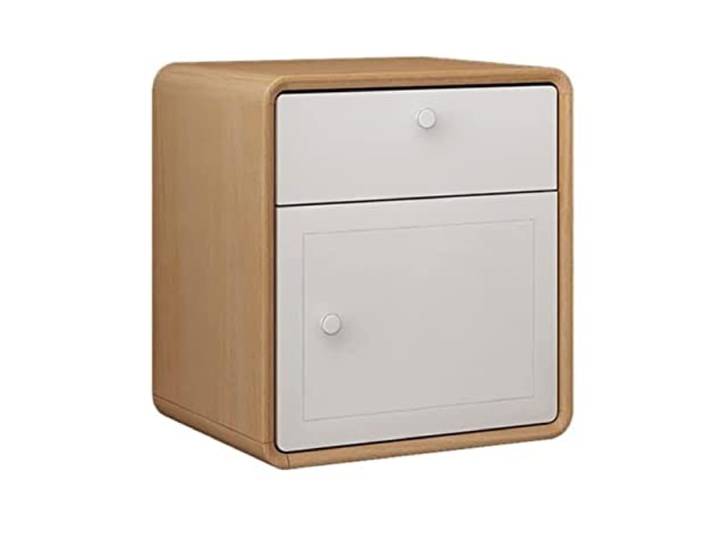 AZHKJKZH Nachttisch Massivholz Nachttisch Modernes Schließfach Schlafzimmer Schubladenregal Wohnzimmer Schlafzimmer(A,40 * 54 * 40cm)