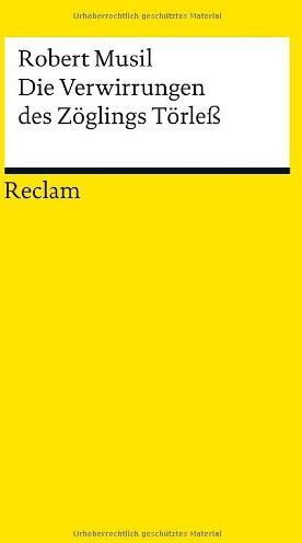 Robert Musil - Die Verwirrungen des Zöglings Törleß - Preis vom 12.10.2026 11:37:12 h