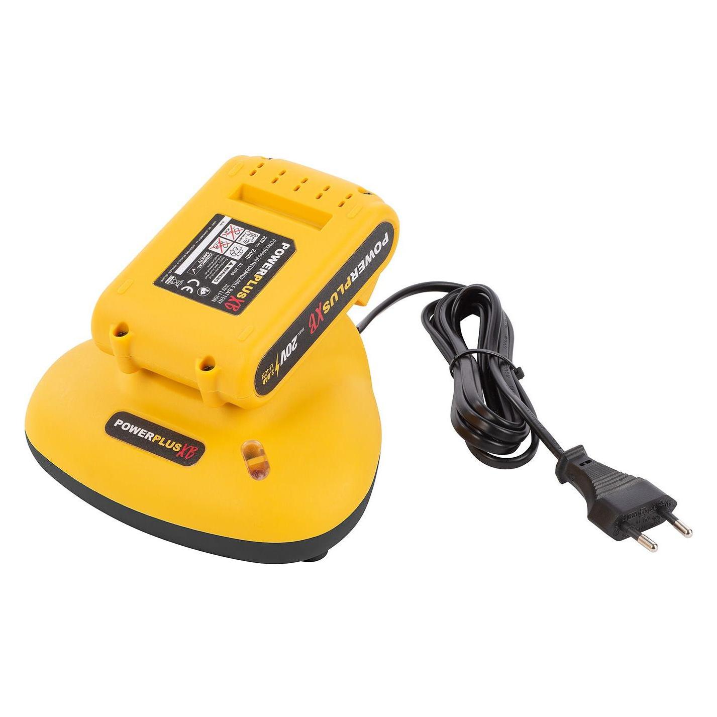 Powerplus Ladegerät 20V (2 A, 12V) (POWXB90080)