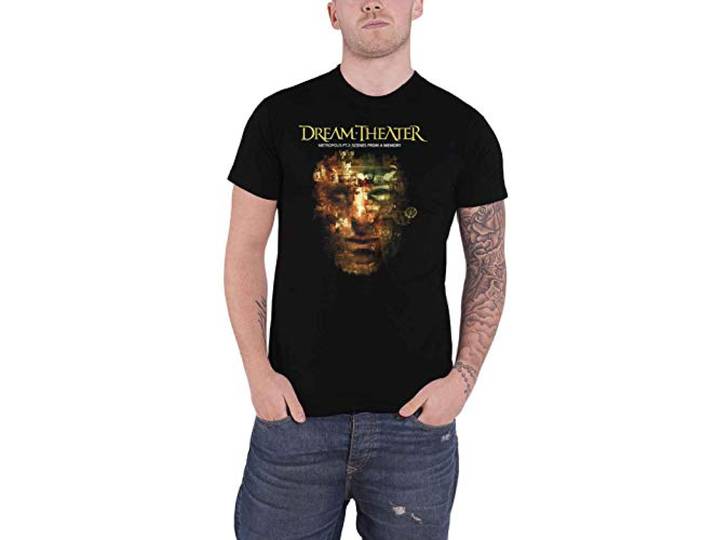Dream Theater Metropolis SFAM T-shirt zwart L 100% katoen Band merch, Bands