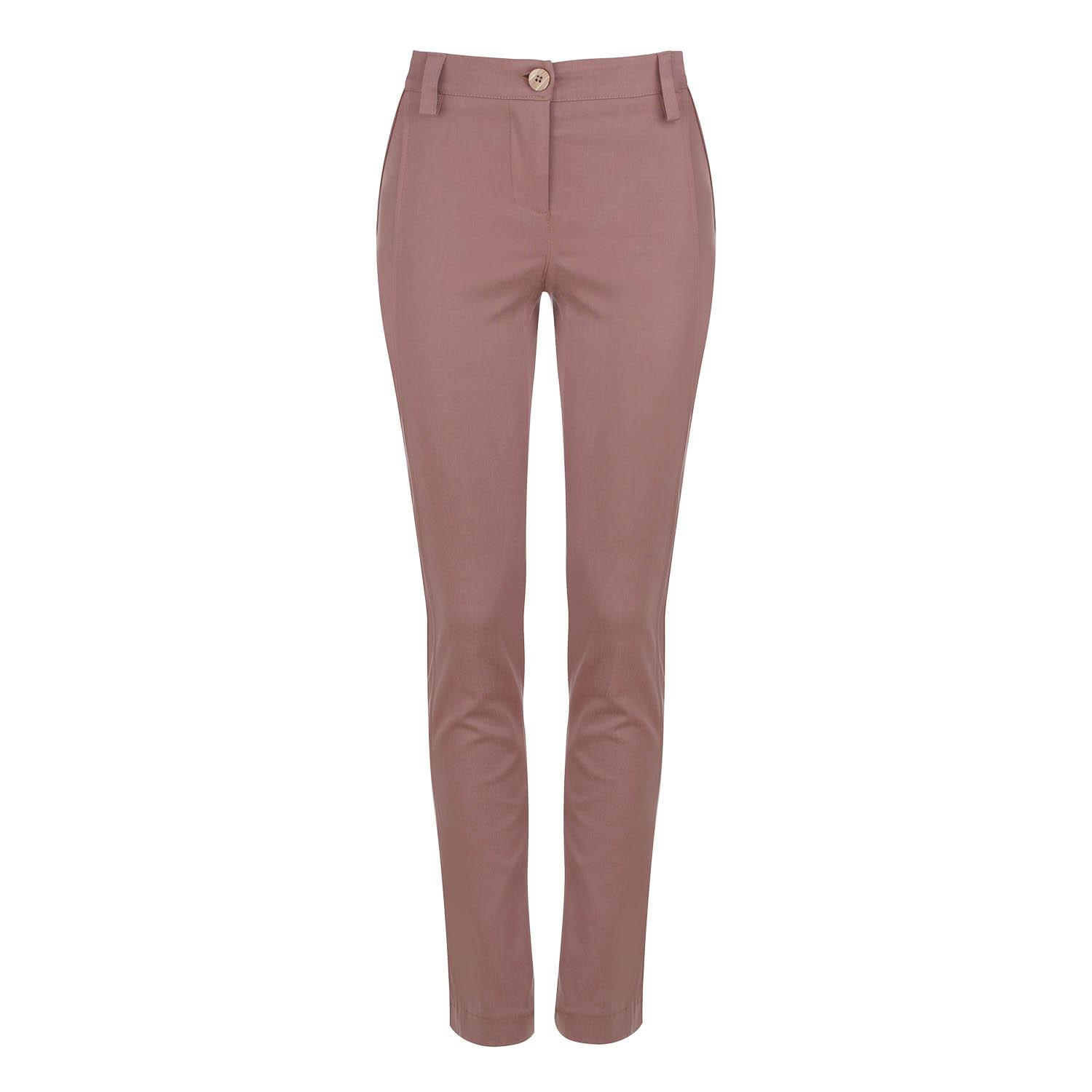 Schicke malvenfarbene Hose aus Tencel-Mischung