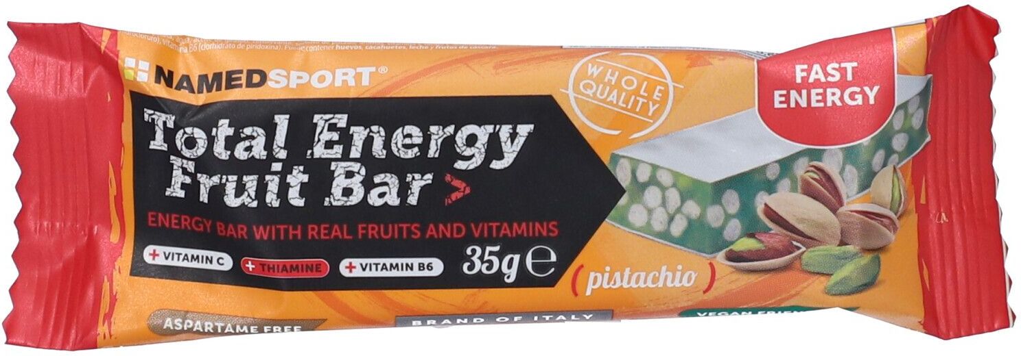 NAMEDSPORT Srl Named Sport - Total Energy Fruit Bar Pistacchio 35g - Barretta Energetica al Pistacchio