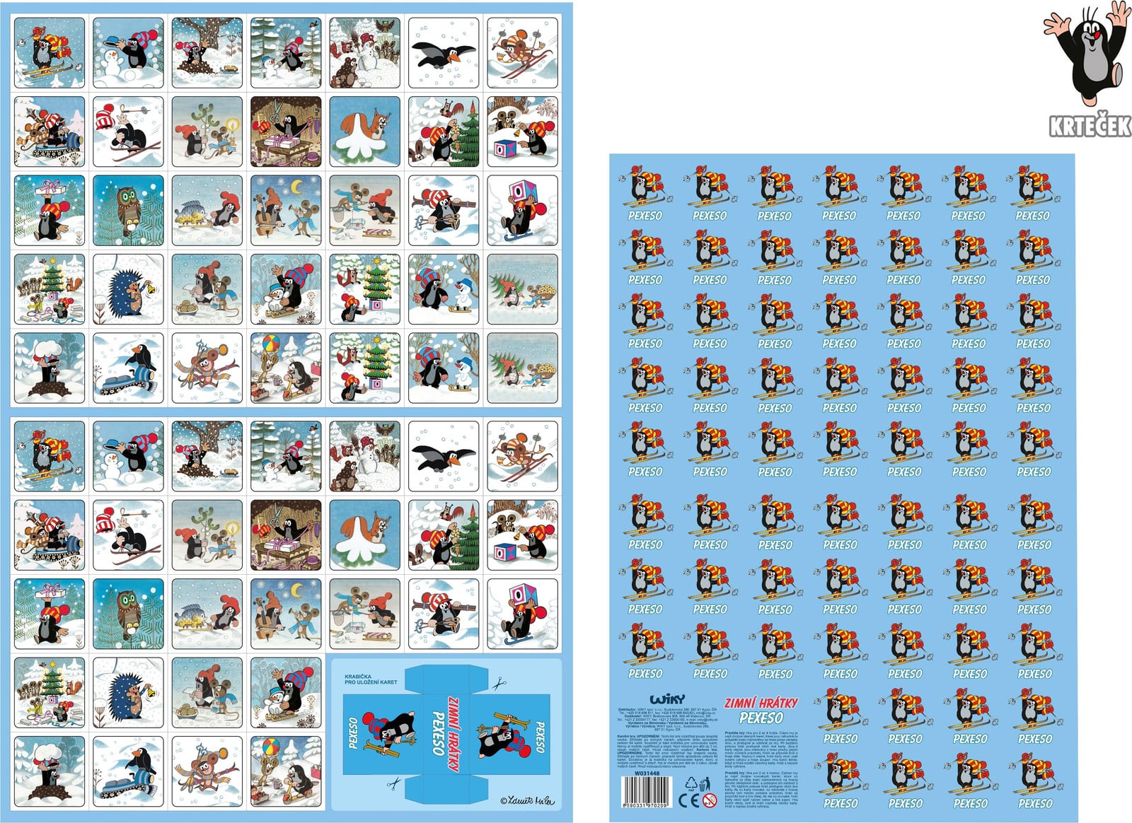 Wiky Mol Memory Uitgesneden Winterspelen