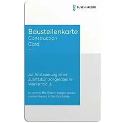 Busch-Jaeger Baustellenkarte D080CC-03