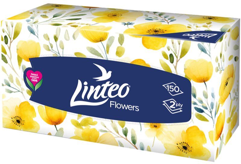 Linteo Paper Tissues Two-ply Paper, 150 pcs per box paper tissues 150 pc