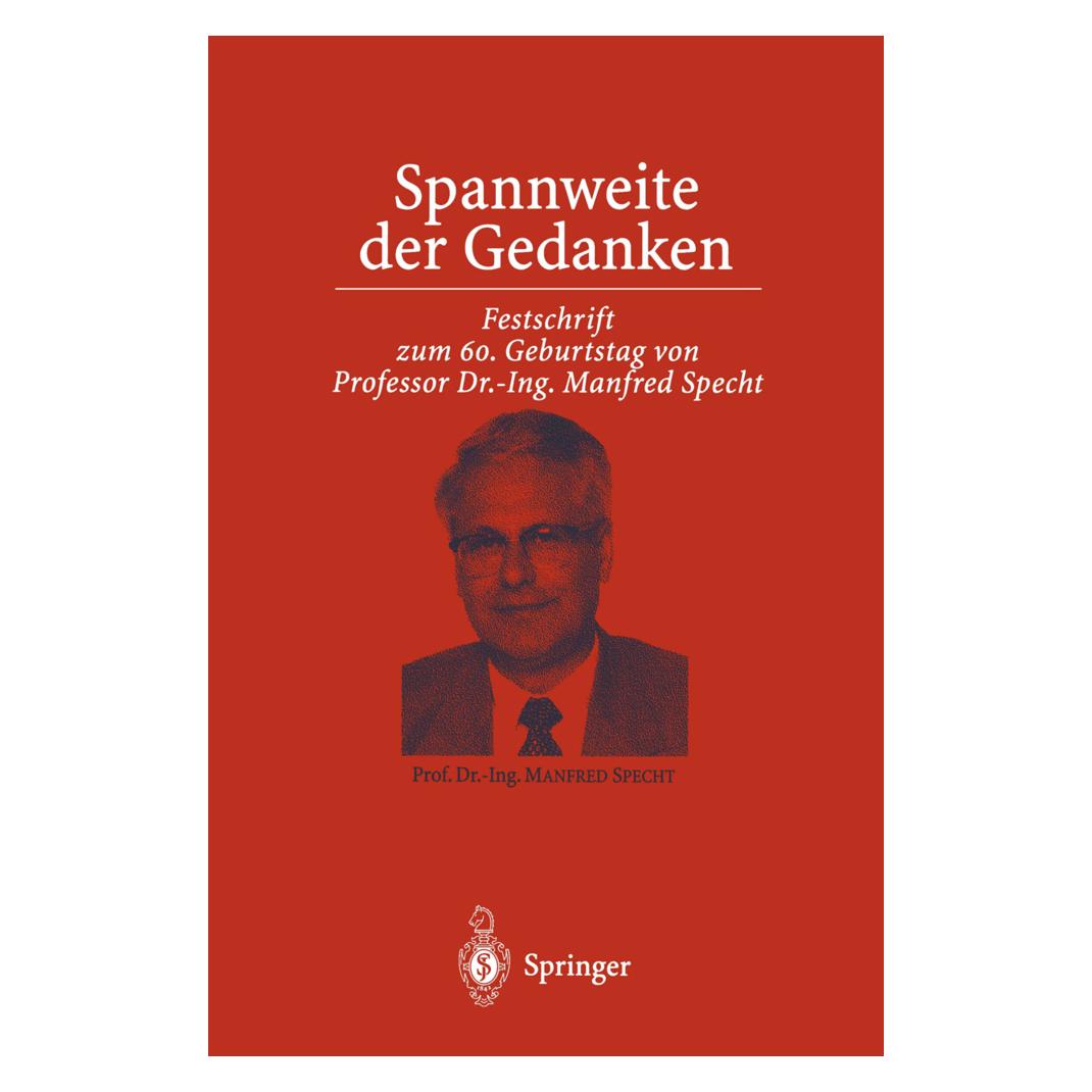 Springer Spannweite der Gedanken (Deutsch, Softcover, Manfred Specht) (7458999)