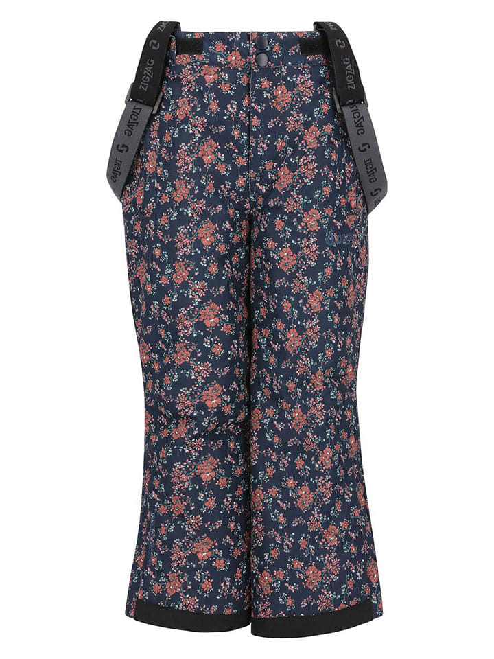 Zigzag Ski-/ Snowboardhose "Soho" in Dunkelblau/ Rot - 104/110