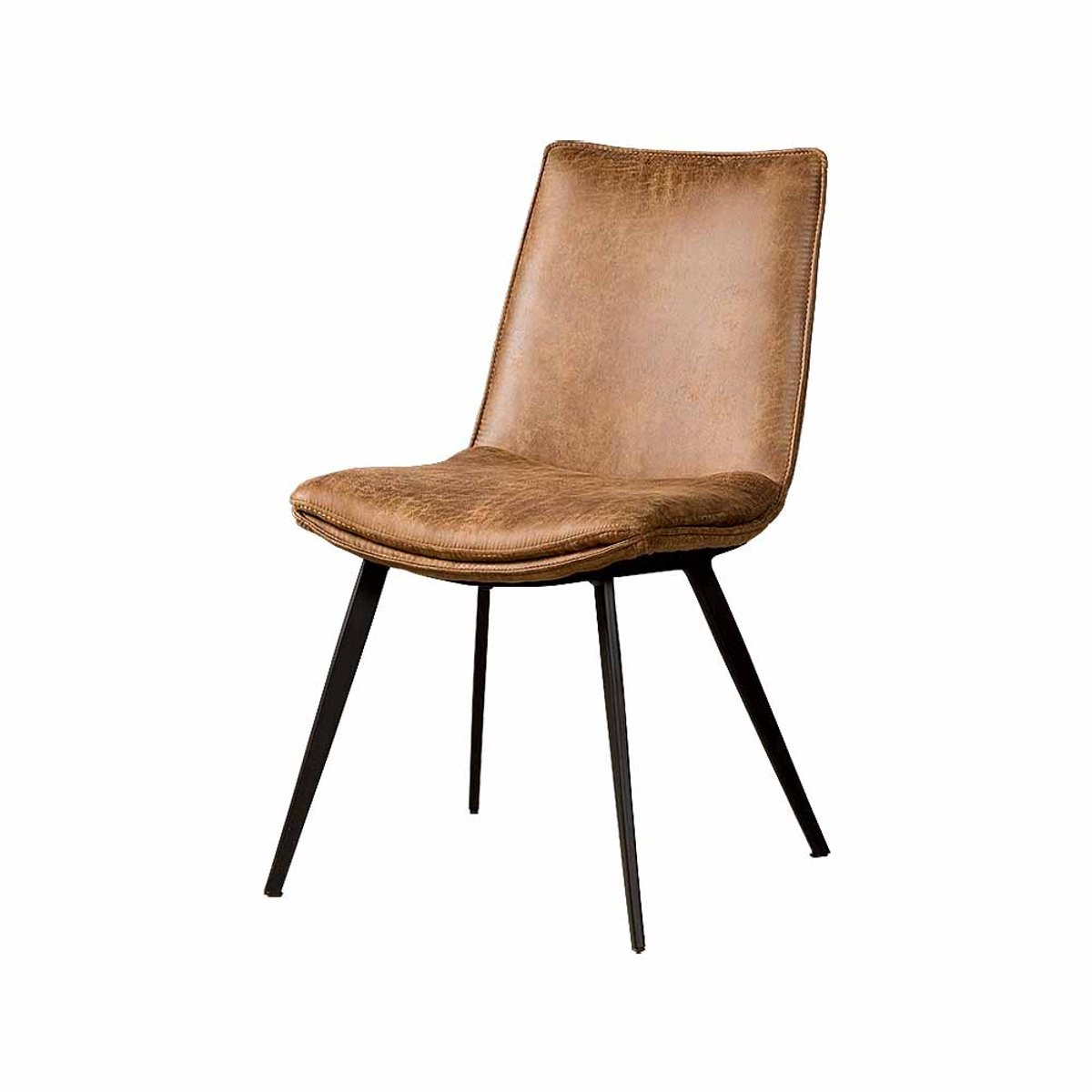 Tower Living Pamplona sidechair - stof - cognac